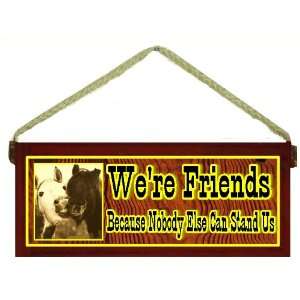  Funny Country Western Gift Horse Friends Red Decorative 