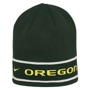  Nike Oregon Ducks Green Year Round Knit Beanie Sports 