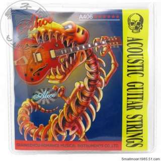 10 Sets of Alice Acoustic Guitar String Set A406 L（012 053 