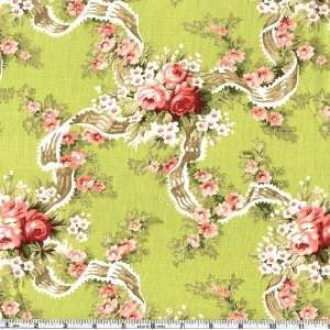  45 Wide Flirt Ribbons Lime Green Fabric By The Yard 