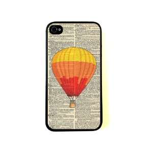 com Vintage Hot Air Balloon iPhone 4 Case   Fits iPhone 4 and iPhone 