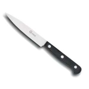  Steak Knife, 4 in., Black POM Handle, Plain Kitchen 
