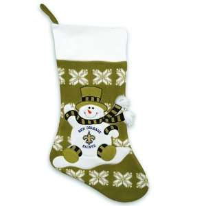  New Orleans Saints 24 Snowman Knit Stocking Sports 