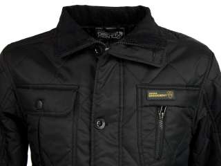Mens Dissident Quilted Newark Hunter Style Military Jacket/ Coat 