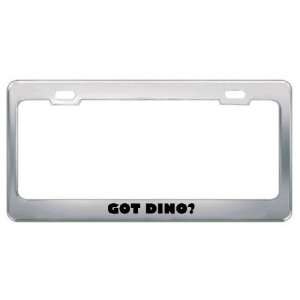 Got Dino? Boy Name Metal License Plate Frame Holder Border 