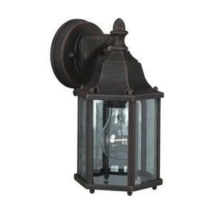  Forte Lighting 1742 01 28 Outdoor Sconce, Painted Rust 