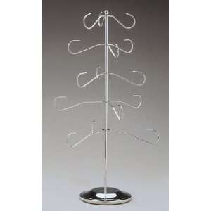  Christmas Ornament Stand, Silver, 15 Arms For Hanging, 16 