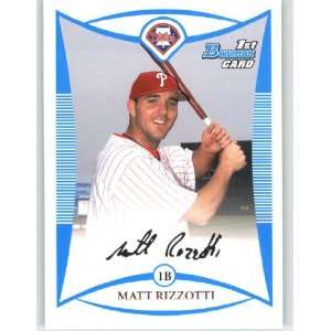  2008 Bowman Prospects #BP87 Matt Rizzotti   Philadelphia 