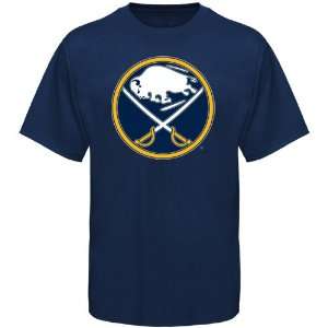 Old Time Hockey Buffalo Sabres Navy Blue Big Logo T shirt  