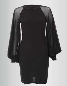 LADIES CHIFFON SLEEVES DRESS TOP SIZE SML/MED & MED/LRG  