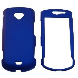   Thin Shell Samsung i100 Gem Rubberized Blue Cell Phones & Accessories