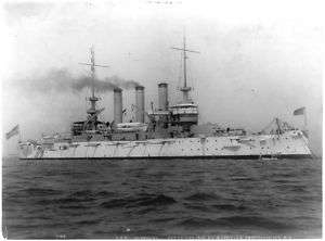 Missouri 1906 U.S. NAVY Battleship  