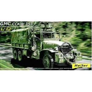 com HELLER   1/72 GMC CCKW 353 Canvas Covered Military Truck (Plastic 