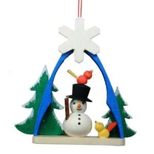  Christian Ulbricht Winter Snowman Christmas Ornament