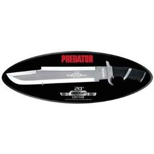  20th Anniversary Predator Movie Machete Knife W Plaque #15 