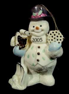   China 2005 Snowman A Chilly Christmas Tree Annual Holiday Ornament MIB