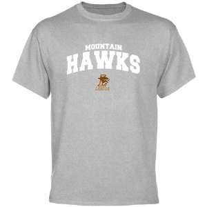  NCAA Lehigh Mountain Hawks Ash Logo Arch T shirt Sports 