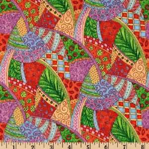   Butterfly Garden Patch Multi Fabric By The Yard Arts, Crafts & Sewing