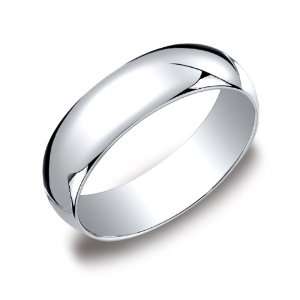   6mm Traditional Wedding Band Ring with Luxury High Polish, Size 8.5