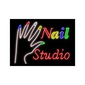  Nail Studio Low Voltage Neon Sign 14 x 18