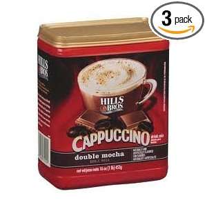 Hills Bros. Cappuccino Double Mocha (3 pack)  Grocery 