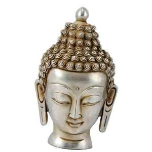  Tibetan Buddhist Buddha Head Statue