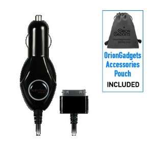  Car Charger w/ LED (9 Foot) for Apple iPhone 5 (Black 
