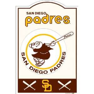  San Diego Padres 12 x 18 Nostalgic Metal Trade Sign 
