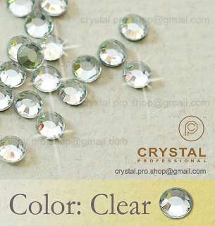 720 Crystals Clear Iron on Hot fix Rhinestones 5mm 20ss  