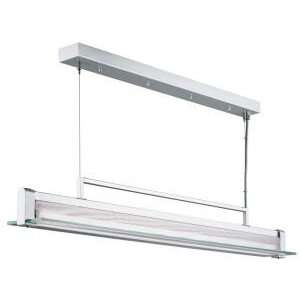 Westinghouse 67714   Clear / Frosted Ceiling Linear Fluorescent Light 