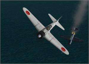 MS Combat Flight Simulator 2 PC CD Japanese vs U.S. fighter aircraft 