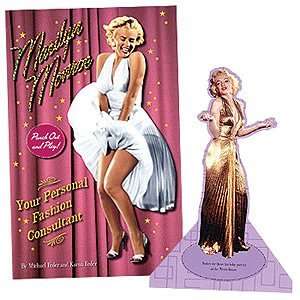  Marilyn Monroe Fashion Punch Out Paper Dolls Toys & Games