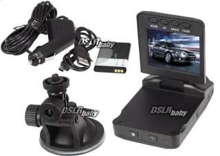 TFT LCD Screen HD Portable Car DVR 6 IR LED Audio Camera Vedio 
