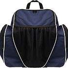 New Large Navy soccer Bag Backpack W/ Seperate Vented Ball and Cleat 