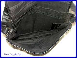 MICHAEL STEVENS INTERNATIONAL BRIEFCASE Black Leather Look Case/Bag 