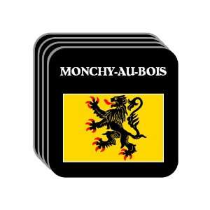 Nord Pas de Calais   MONCHY AU BOIS Set of 4 Mini Mousepad Coasters