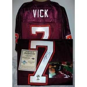 Michael Vick Signed Jersey   Virginia Tech  Sports 