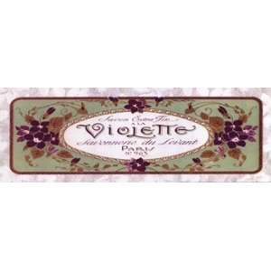  Violette   Poster by Susan W. Berman (14x5)