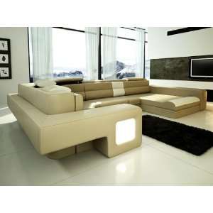    Italian Design Modern Sectional Sofa   Beige