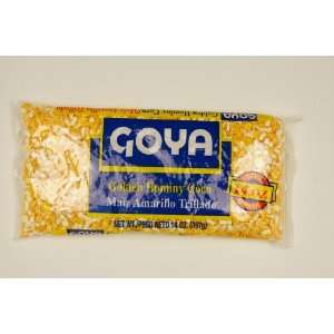 Goya Golden Hominy Corn 14 oz   Maiz Grocery & Gourmet Food