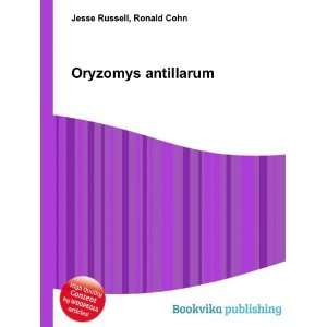  Oryzomys antillarum Ronald Cohn Jesse Russell Books