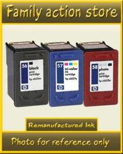 Pk HP 56 + HP 57 + Hp 58 Ink For HP PSC Printers HOT  