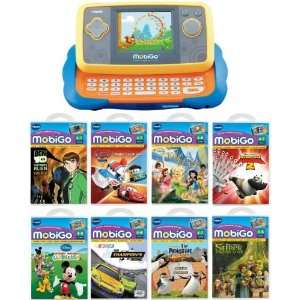   MobiGo Touch Learning System Bundled with All Age Group 4 6 Games