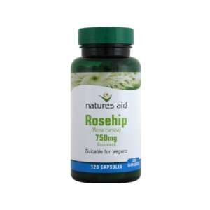  Natures Aid Rosehip 750 mg 120 Capsules Beauty