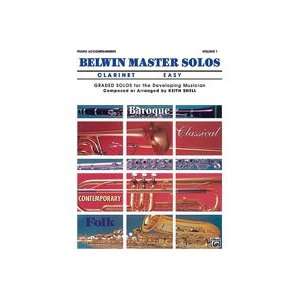  Belwin Master Solos   Volume 1   Clarinet   Easy Musical 