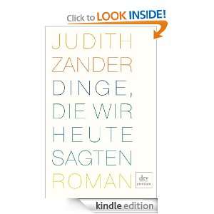    Roman (German Edition) Judith Zander  Kindle Store