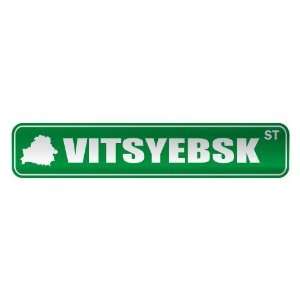     VITSYEBSK ST  STREET SIGN CITY BELARUS
