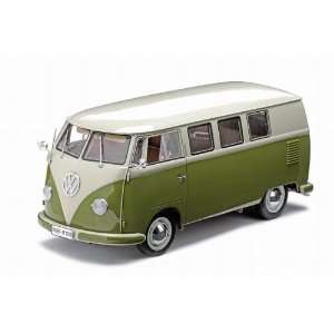  1958 Volkswagen Minibus 1/12 Diecast Model Car Green Toys 