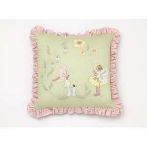  Whistle & Wink Mushroom Fairy Decorative Pillow, Fairyland 