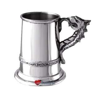  Childs Welsh Christening Cup Dragon Handle Tankard Patio 